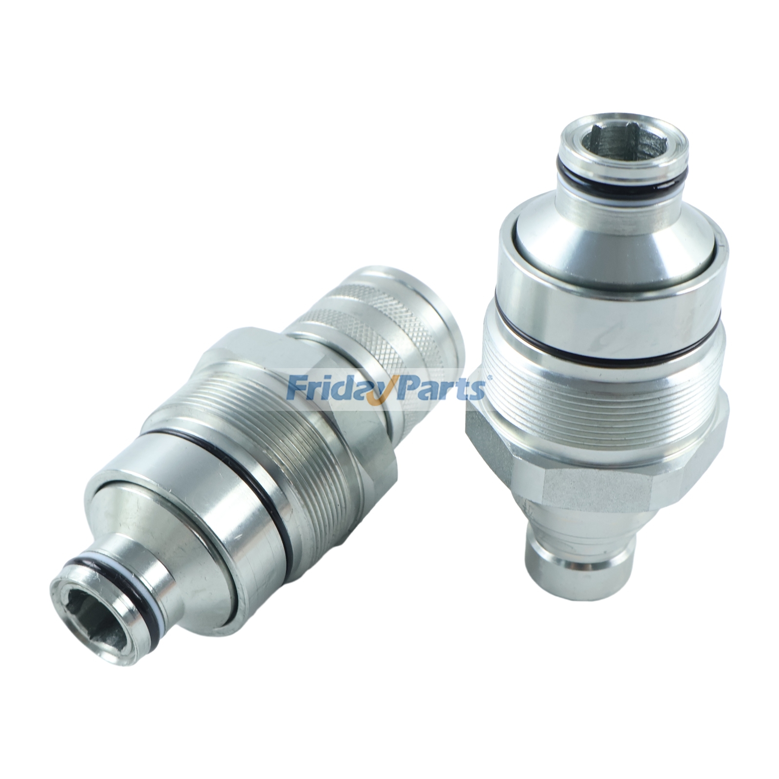 FFH 48mm Male & Female Flat Face Coupler Kit 7246799 7246802 for Bobcat S740 S130 S150 S160 S175 S185 S205 S250