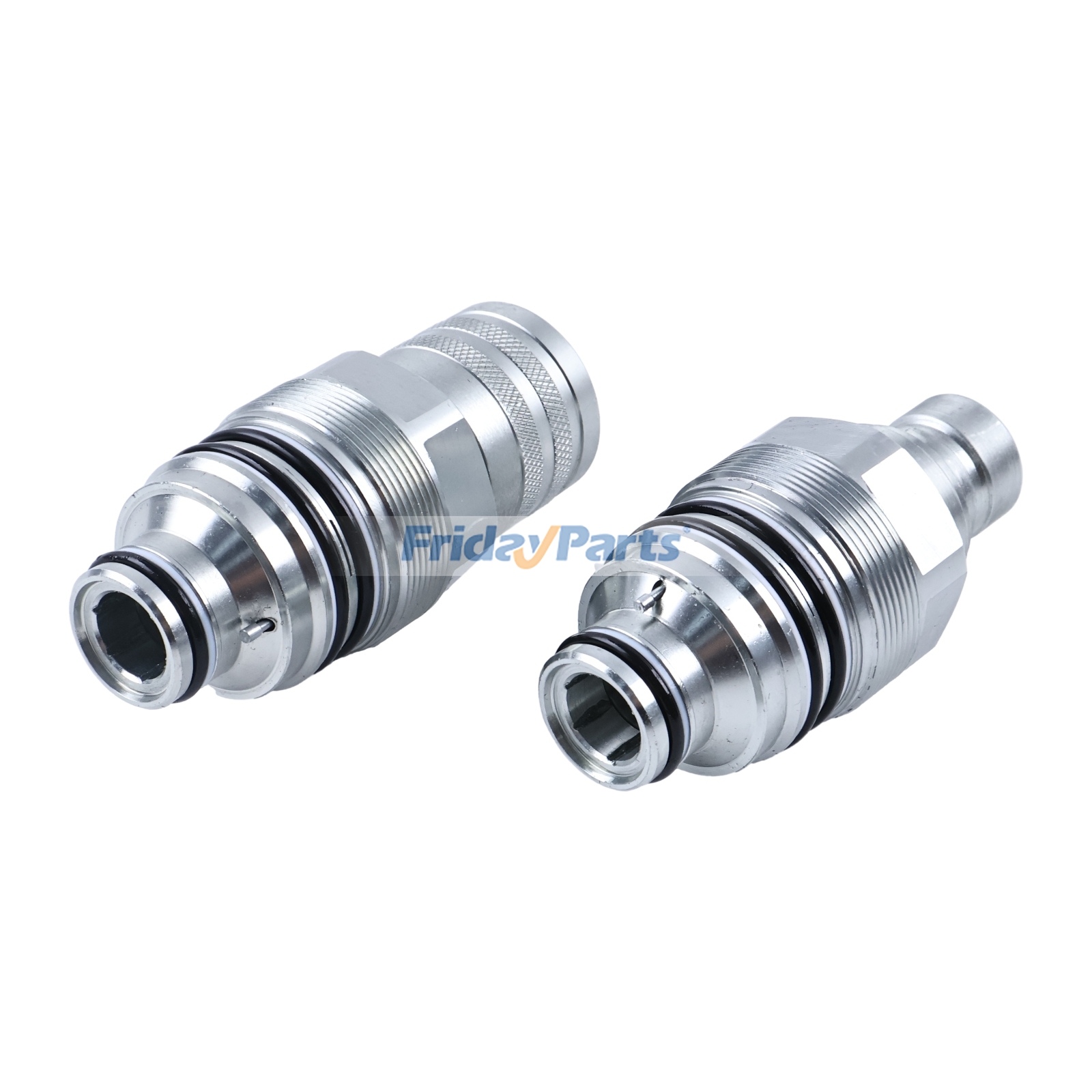 Kit de acopladores planos macho y hembra FFI de 46 mm 84390117 84390118 para CASE SV185 TV380 SV250 SR130 SV300 SR150 TR270 de FridayParts