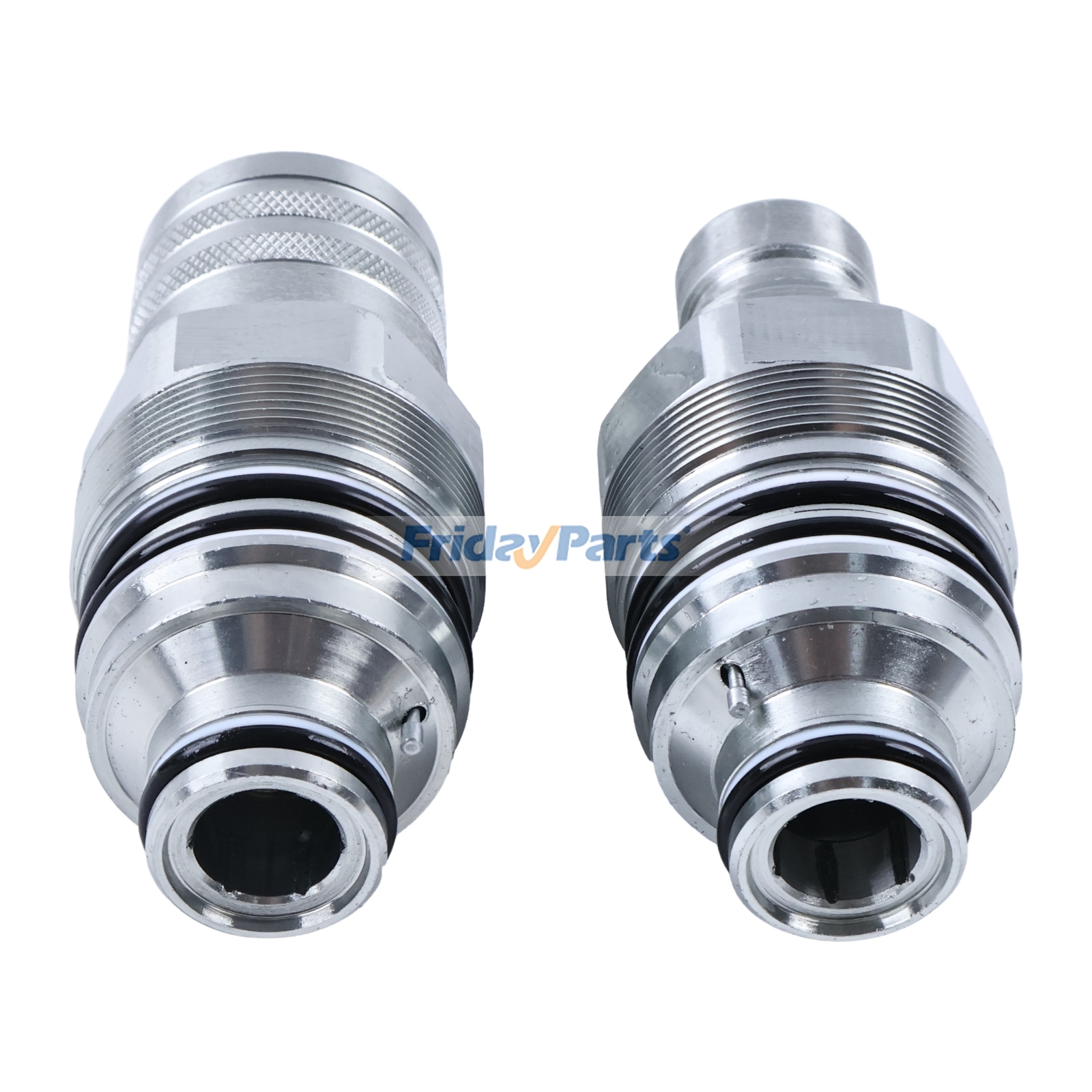 FridayParts Male & Female Flat Face Coupler Kit