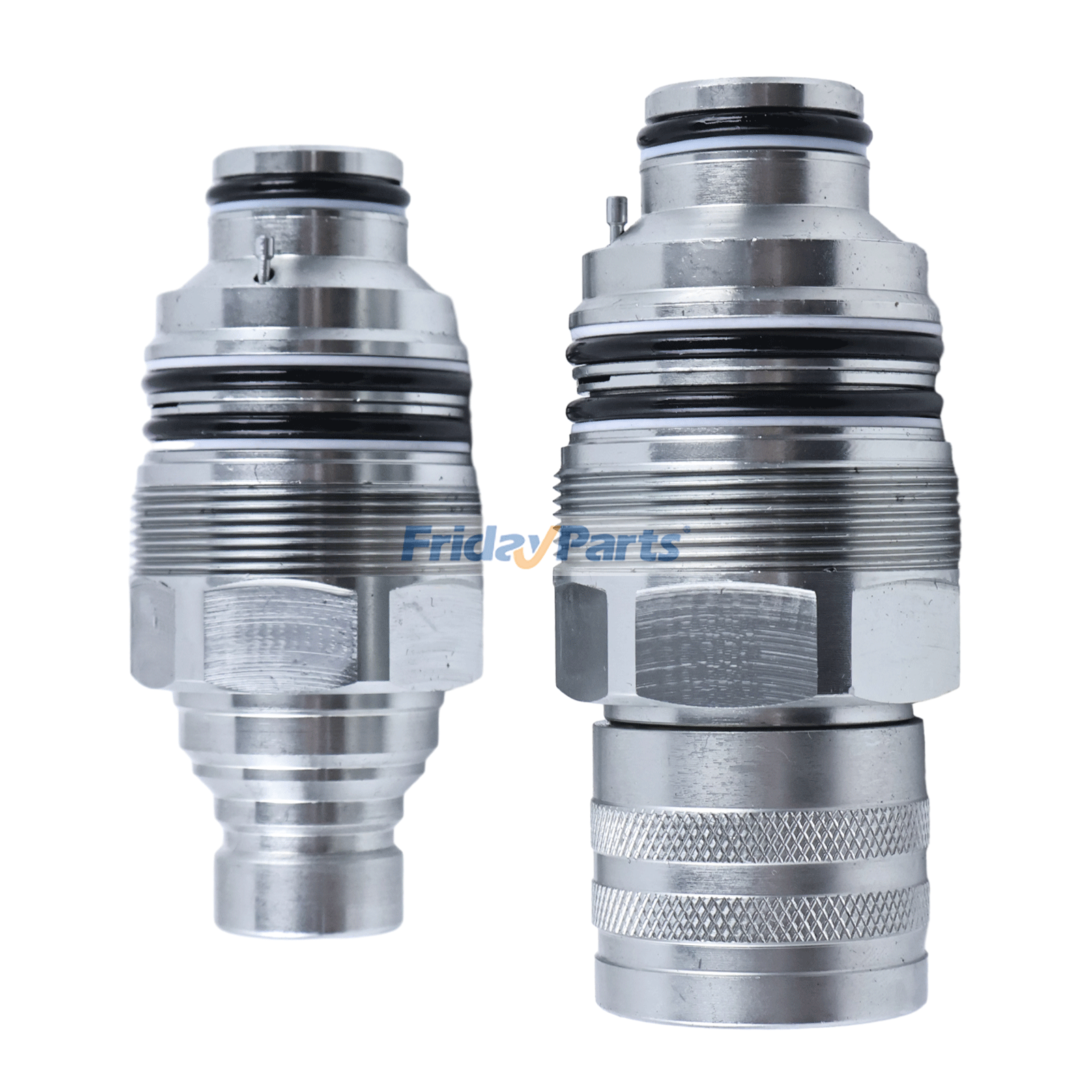 Kit de coupleurs à face plate mâle et femelle FFI 46 mm V0511-77140 V0511-77150 pour chargeuse Kubota SVL75, SVL90C, SVL90-2, SVL90, SVL75C et SVL75-2