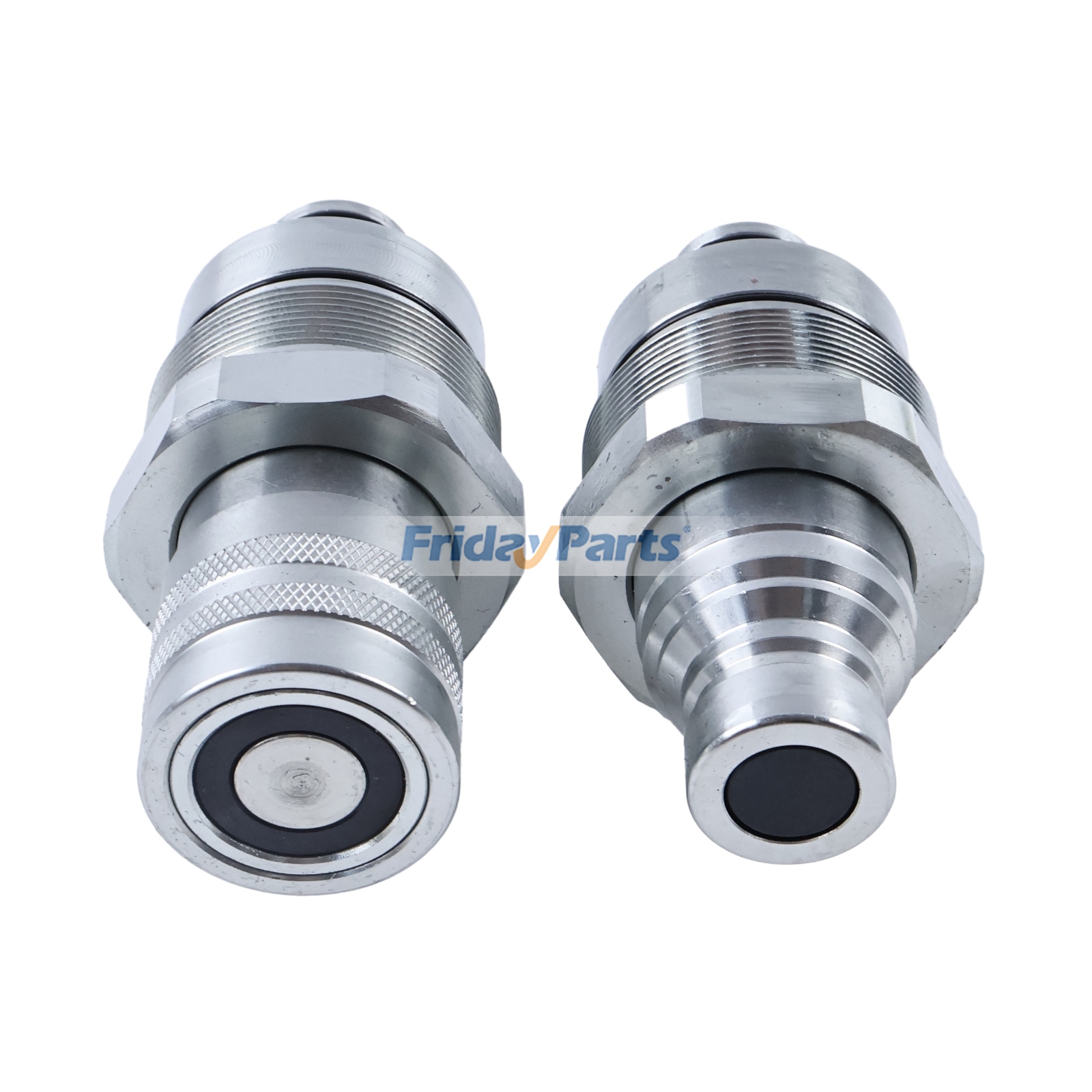 FridayParts Male & Female Flat Face Coupler Kit