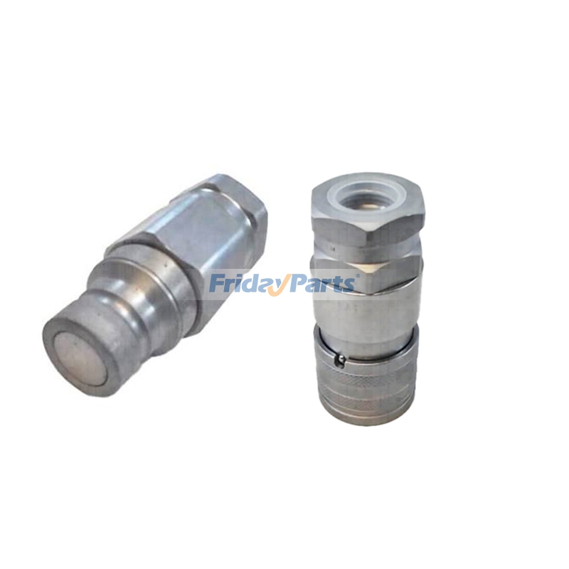 Male & Female Flat Faced Quick Coupler 0314-143 0314-142 for ASV RC100 RC85 RCV SR70 Terex PT-100 PT-80 Loader