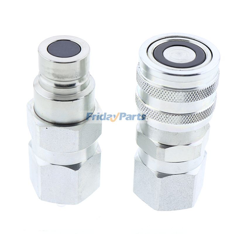 オス＆メス油圧フラットフェイスクイックカプラキット 195-6525 195-6526 Caterpillar CAT用