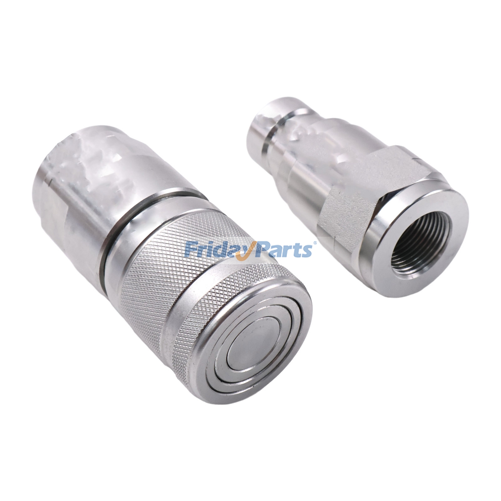 Conector rápido hidráulico macho/hembra FF-752-12FP FF-751-12FP | Compatible con la serie Parker FF FC de FridayParts