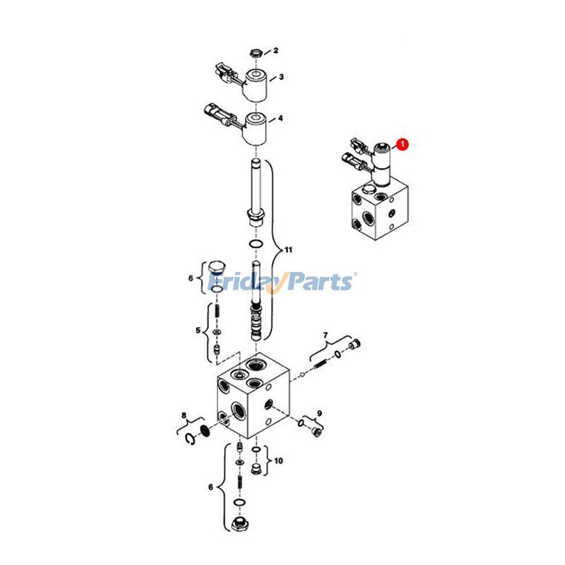 Manifold for Excavator
