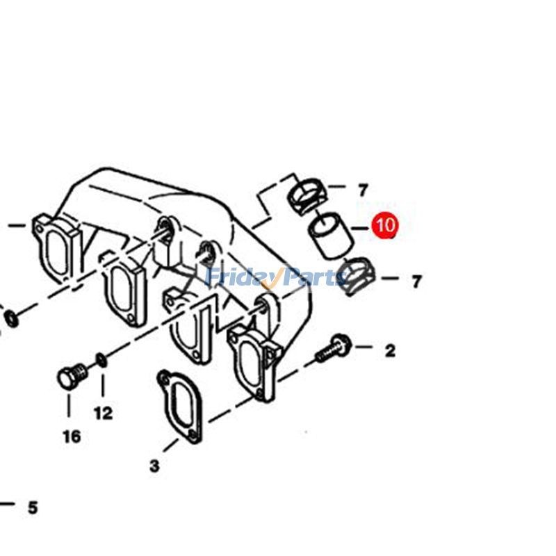 Manifold Hose for Loader