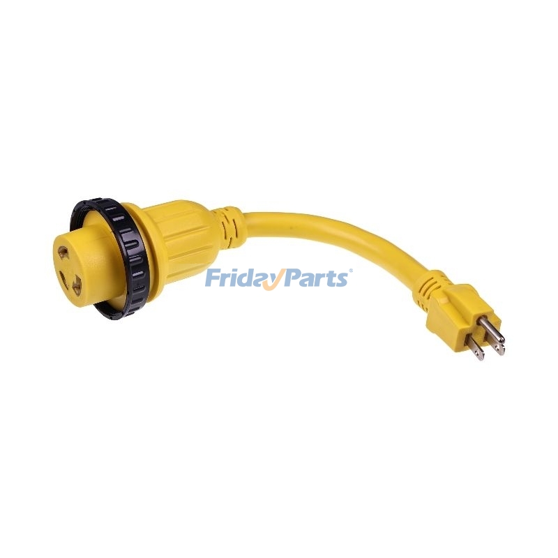 Cabo de alimentação de costa marinha Pigtail Boat Adapter 21103 para sistema elétrico de RV marinho para Marítimo ,Veículo