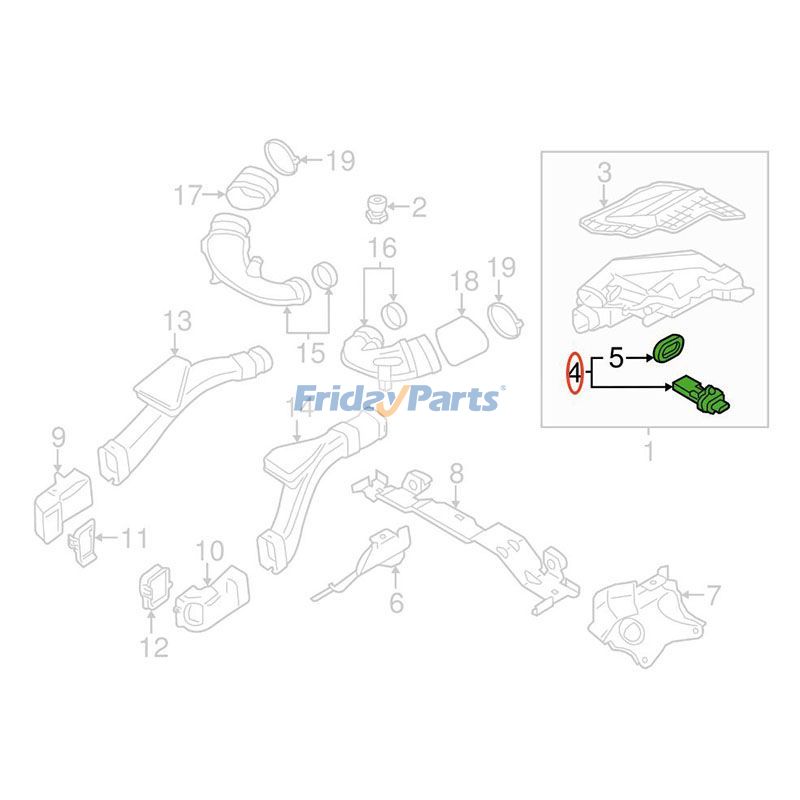 Mass Air Flow Sensor for Vehicle