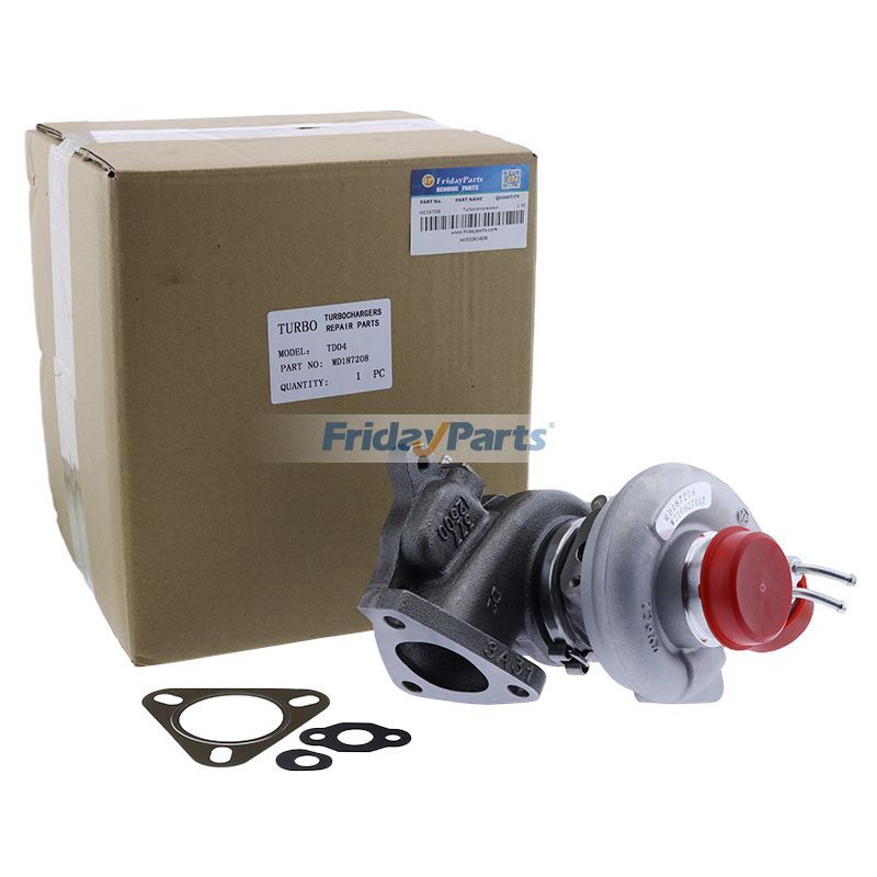 Turbocompresseur TD04 MD187208 MD170563 49177-02501 49177-02500 pour Mitsubishi Pajero 1987-1999 Montero 4D56 2.5L