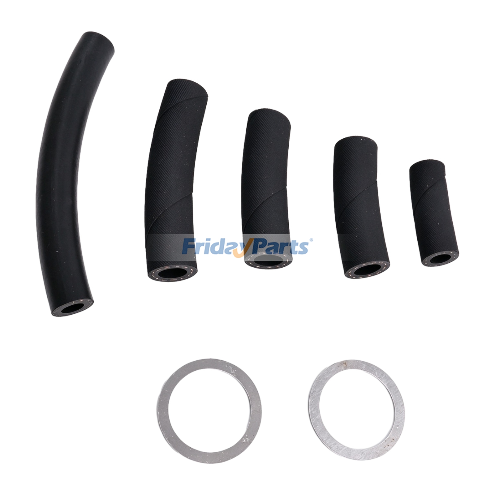  Mechanical Fuel Pump & Hose Line Kit With Washer For Ford