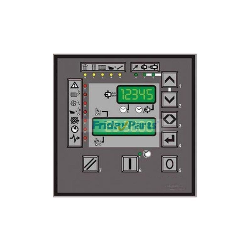 Liutech エアコンプレッサー用コントローラー 2202-5600-23 のメンブレン キーパッド