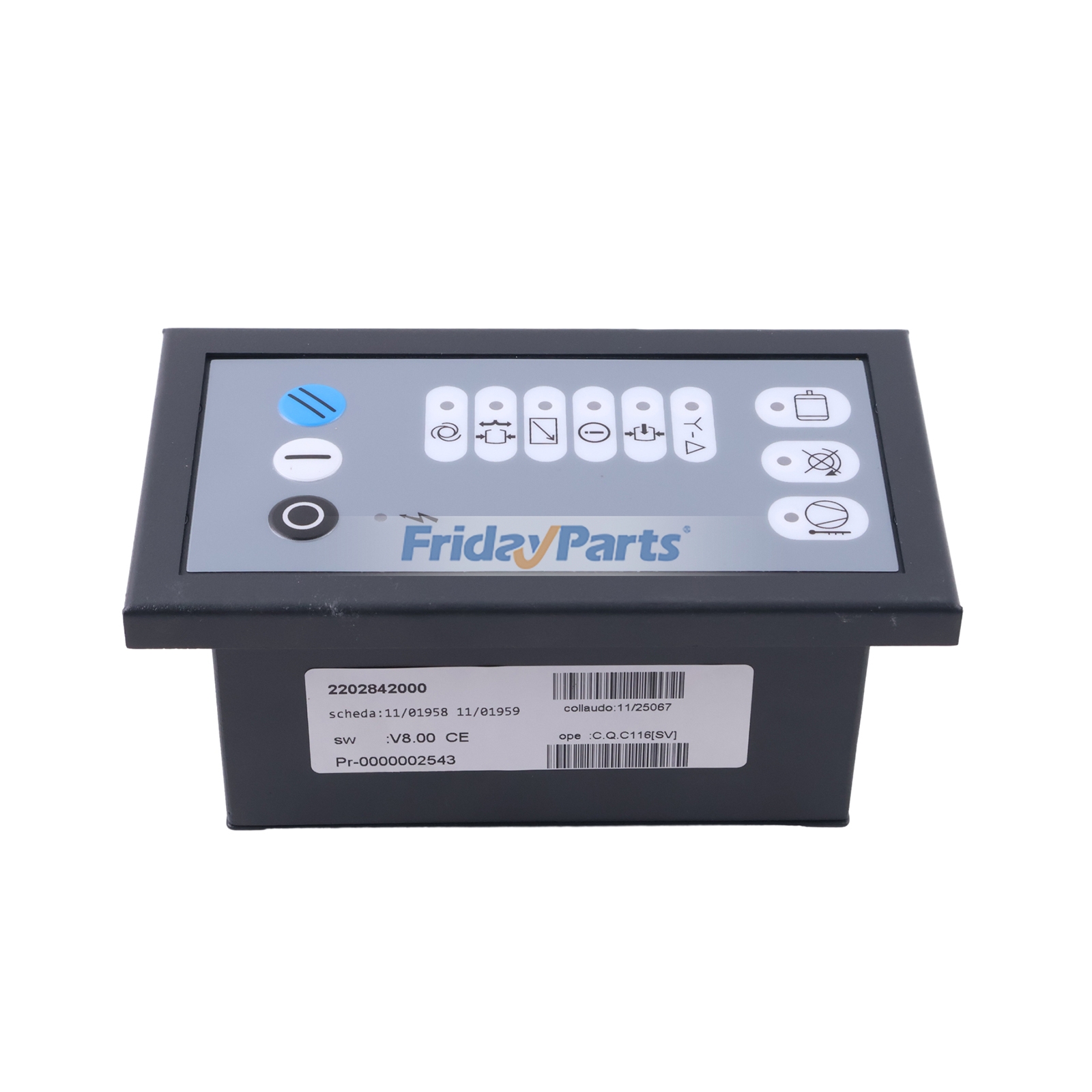 Clavier à membrane du contrôleur 2202-8420-00 pour compresseur d'air Atlas CopcopourPour Atlas Copco