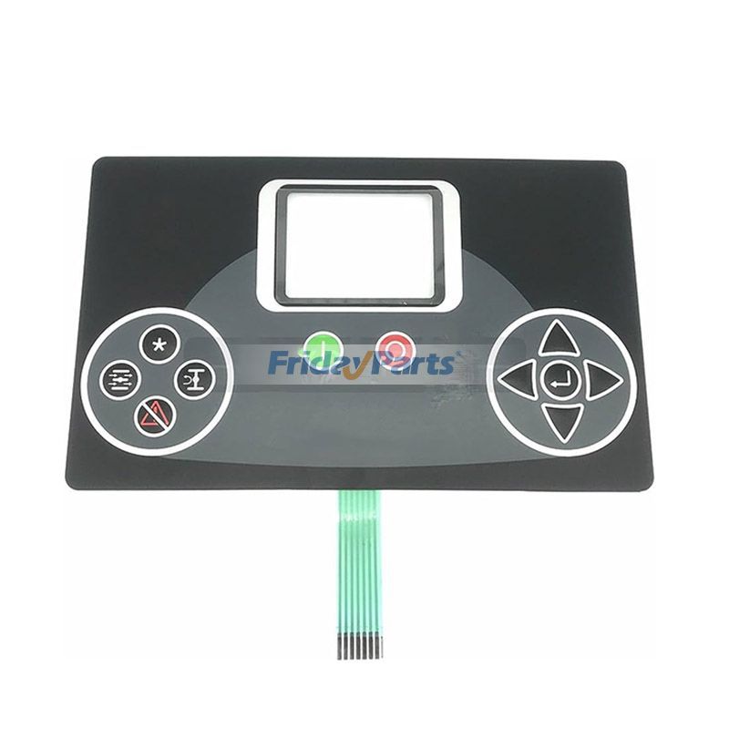 Ingersoll Rand エアコンプレッサー用コントローラー 23533524 のメンブレン キーパッド