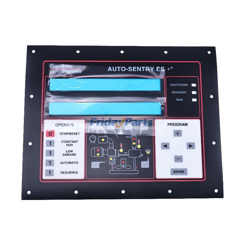 Clavier à membrane 302EAU1173 pour contrôleur de compresseur d'air Gardner Denver
