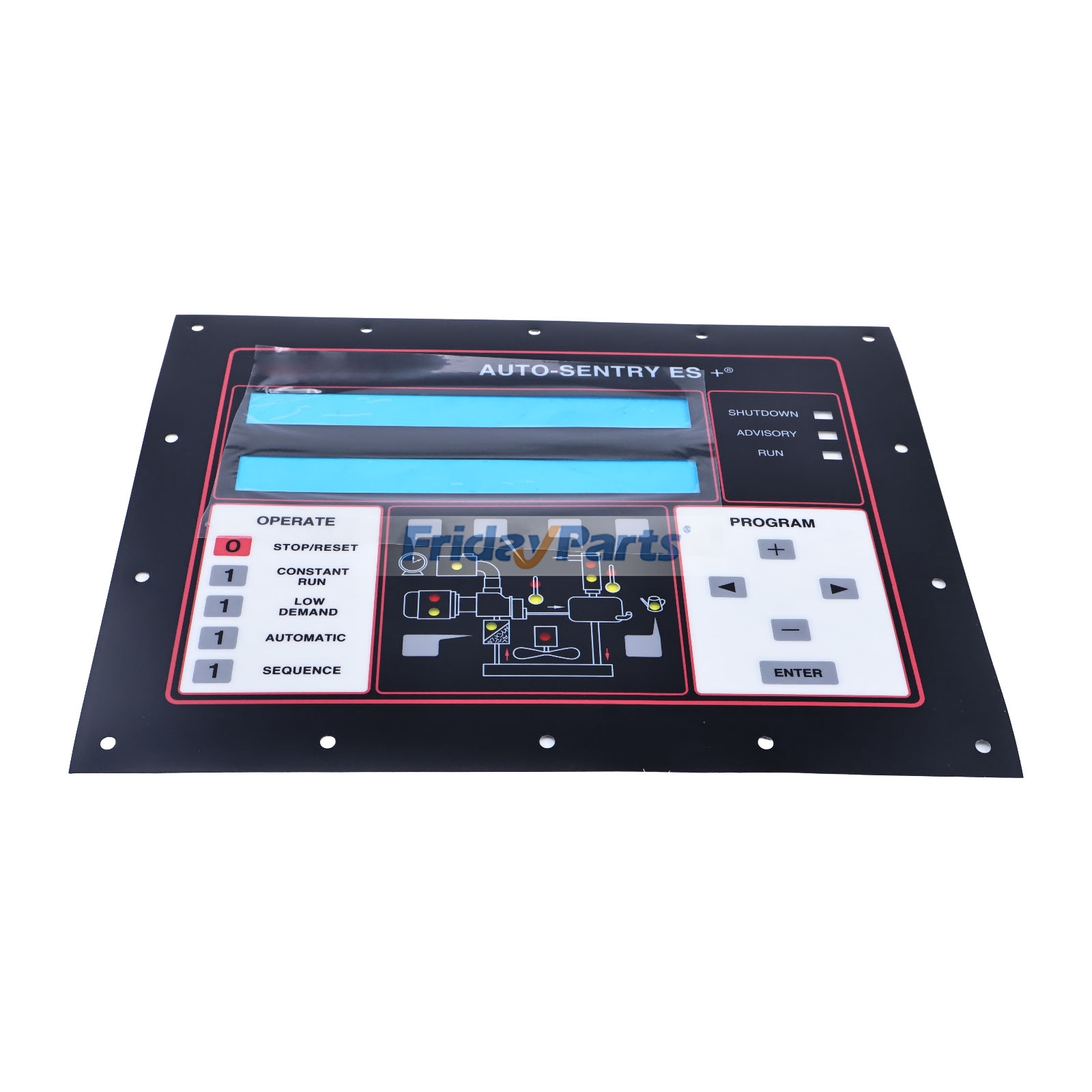 Clavier à membrane 302EAU1173 pour contrôleur de compresseur d'air Gardner Denver