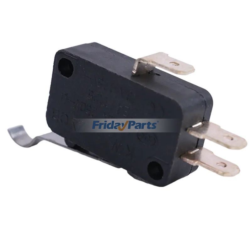 オムロン用マイクロリミットスイッチ V-154-1C25 湾曲先端レバー付き 15A 125/250VAC