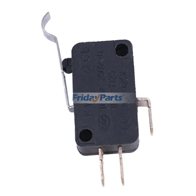 他ブランド用用オムロン用マイクロリミットスイッチ V-154-1C25 湾曲先端レバー付き 15A 125/250VAC