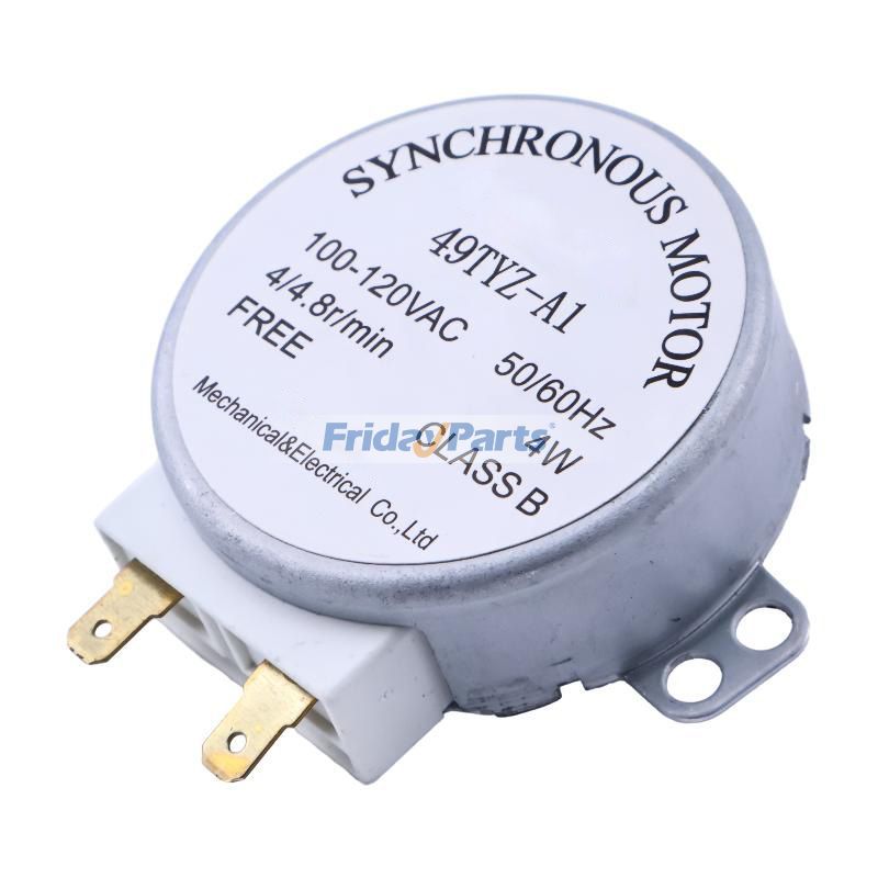 Motor de plato giratorio para microondas 49TYZ-A1, 100 V-120 V, 4/4,8 RPM, eje D, accesorios