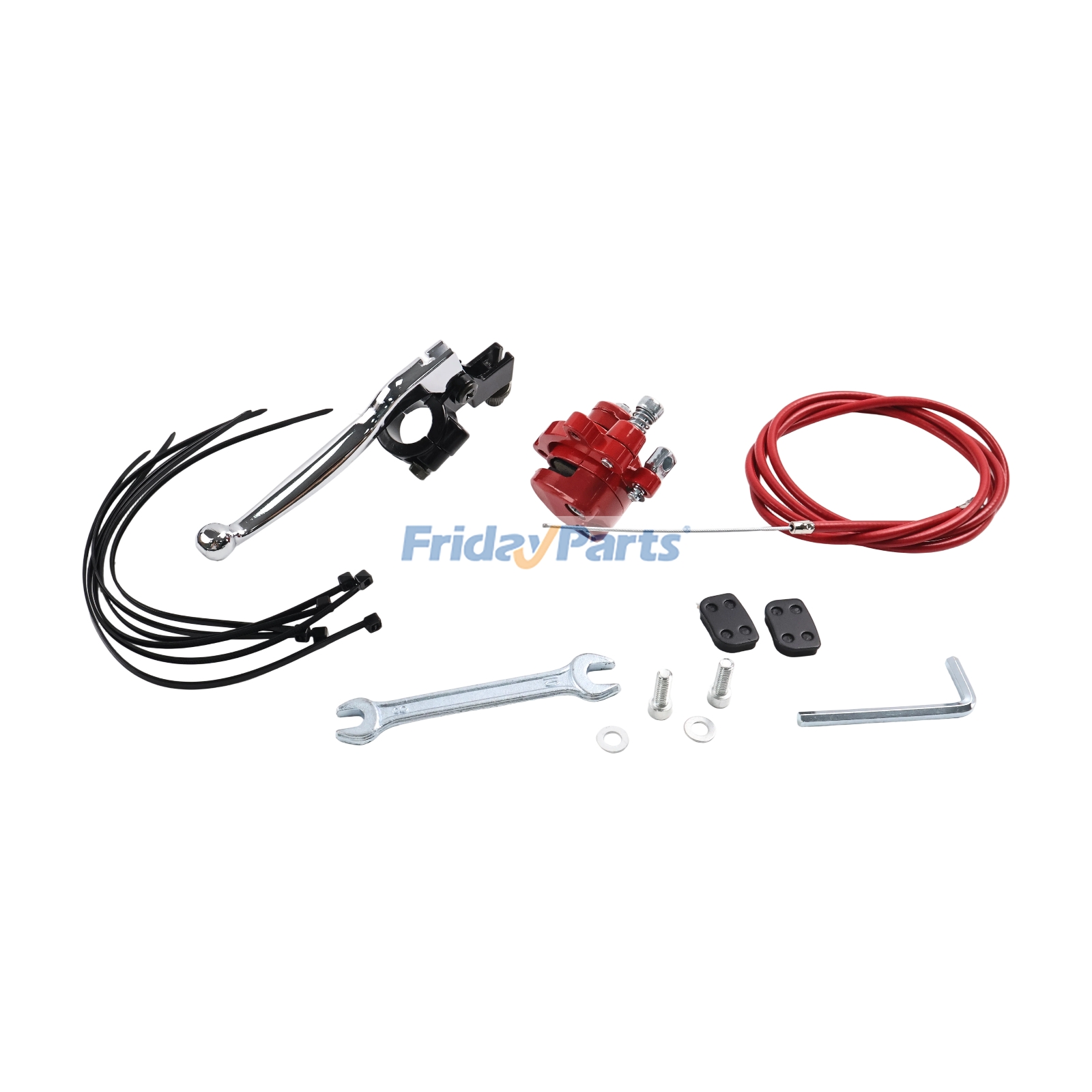 Mini Bike Brake Lever Kit with Rear Brake Caliper Replacement for Coleman CT100U