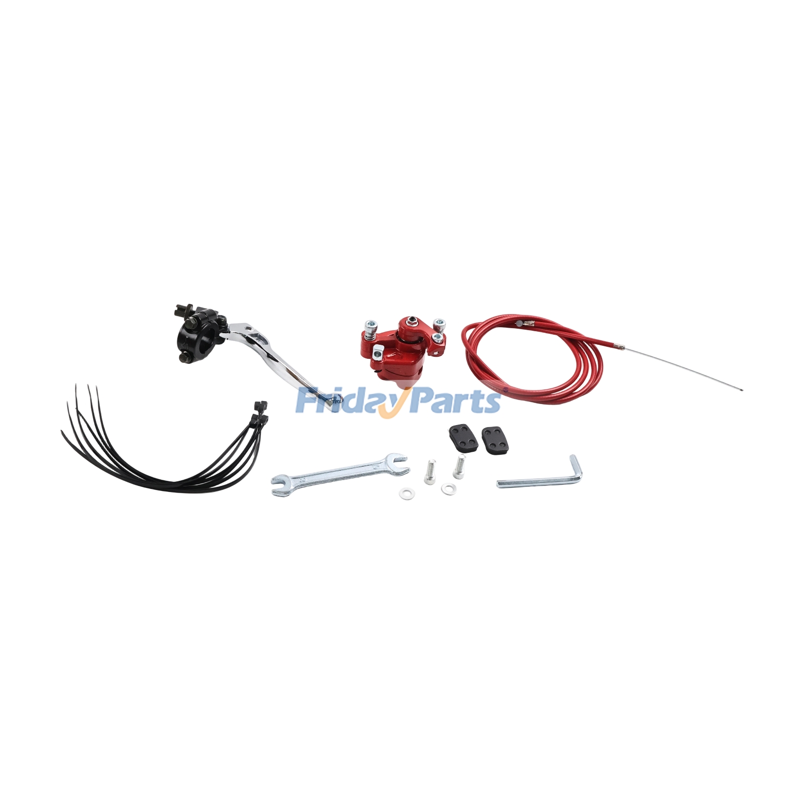  Mini Bike Brake Lever Kit with Rear Brake Caliper 