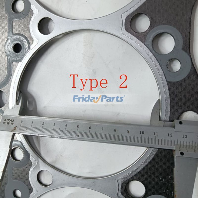 Excavator Mitsubishi Overhaul Gasket Kit With Cylinder Head Gasket