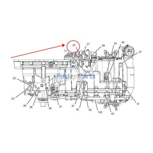 2511005 Modulating Valve 252-9715 for Caterpillar CAT Telehandler TH220B TH330B ...