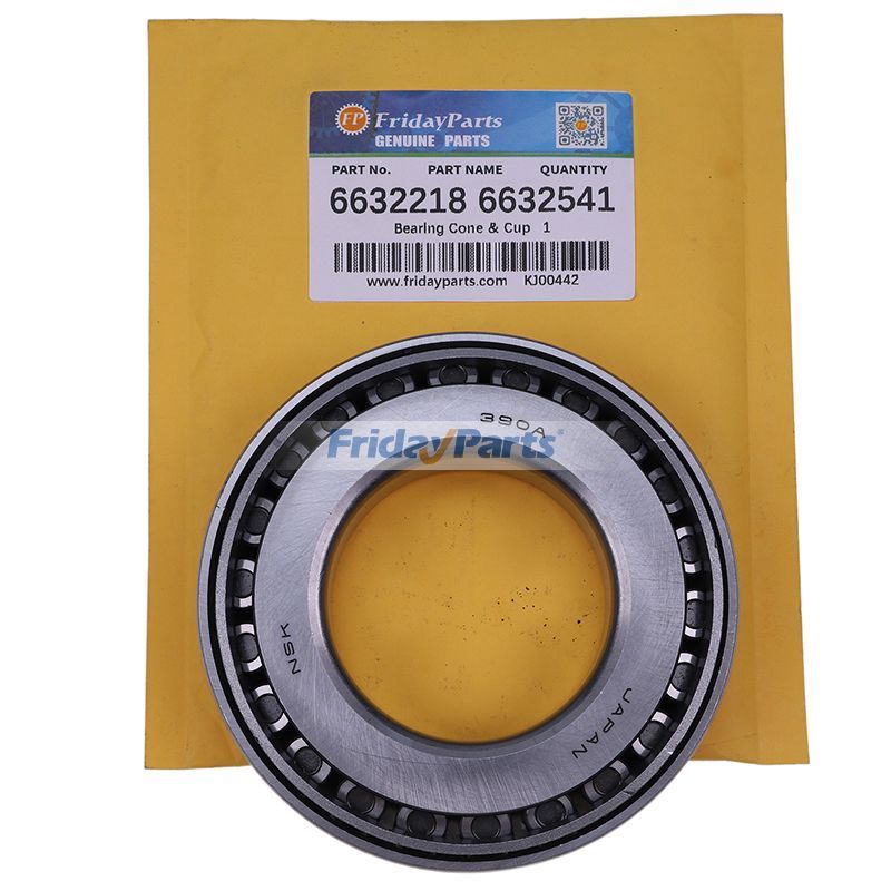 Motor Carrier Bearing Cone & Cup 6632218 6632541 for Bobcat 753 773 7753 S130 S150 S175 S570