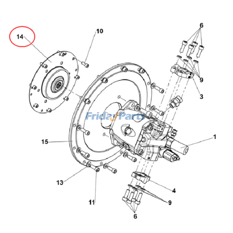 FridayParts Motorkupplung
