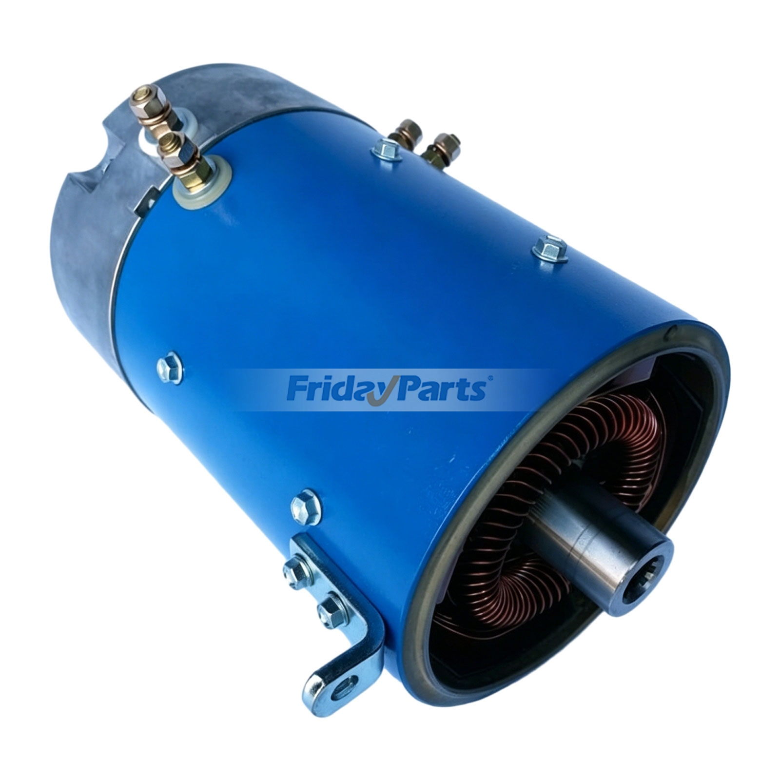 Motor for Club Car DS - Replaces D&D MOTORS 170-004-0005 With Brake Mounting Interface at the Rear End