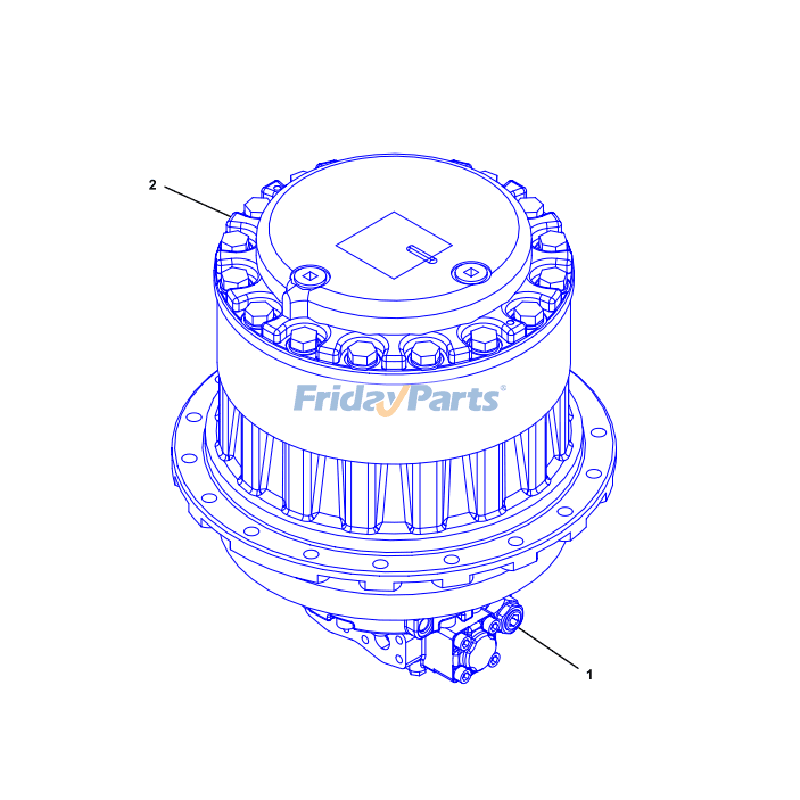 エクスカベーター モーター＆MTG GP-トラベラーピラーCAT