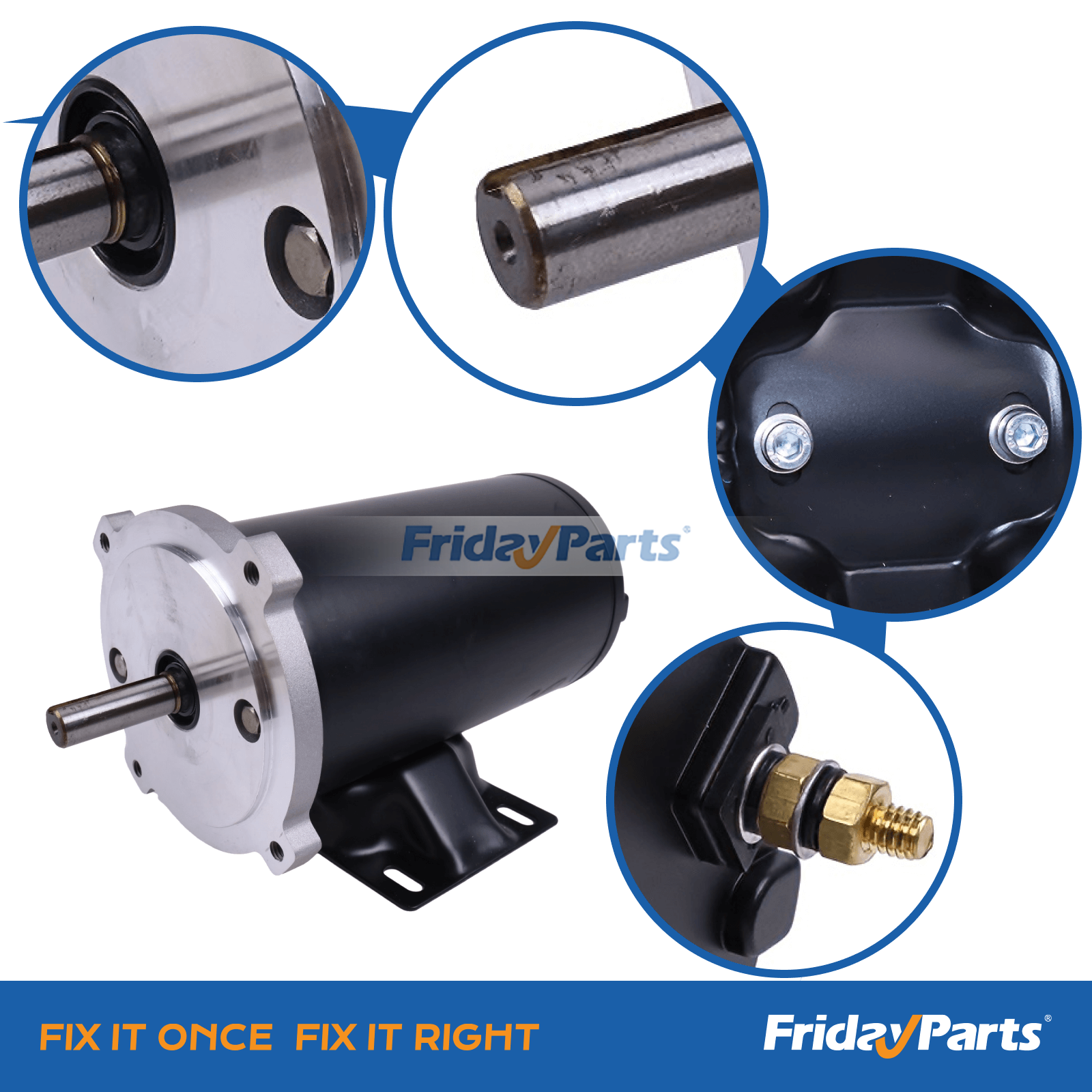 Motor 120Z402H para esparcidor de sal Western Fisher SnowEx SP7500 SP7550 SP9300 SP9500