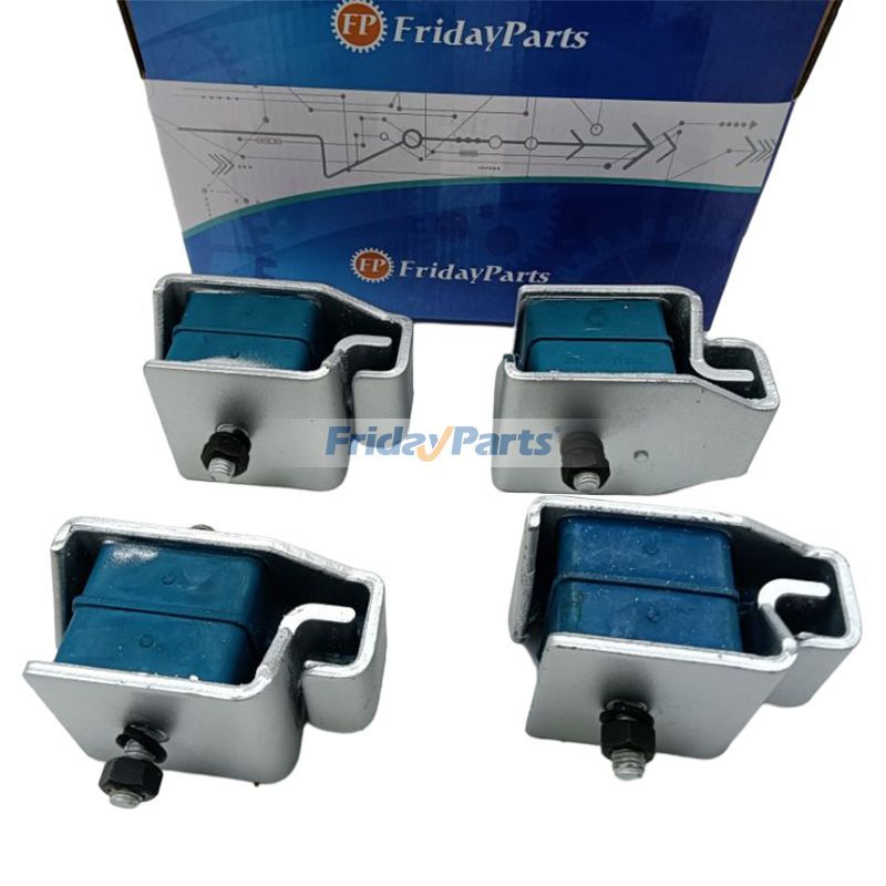 Mount Cushion Rubber Set for Komatsu 4D88E-3C Engine PC50UU-2E Excavator