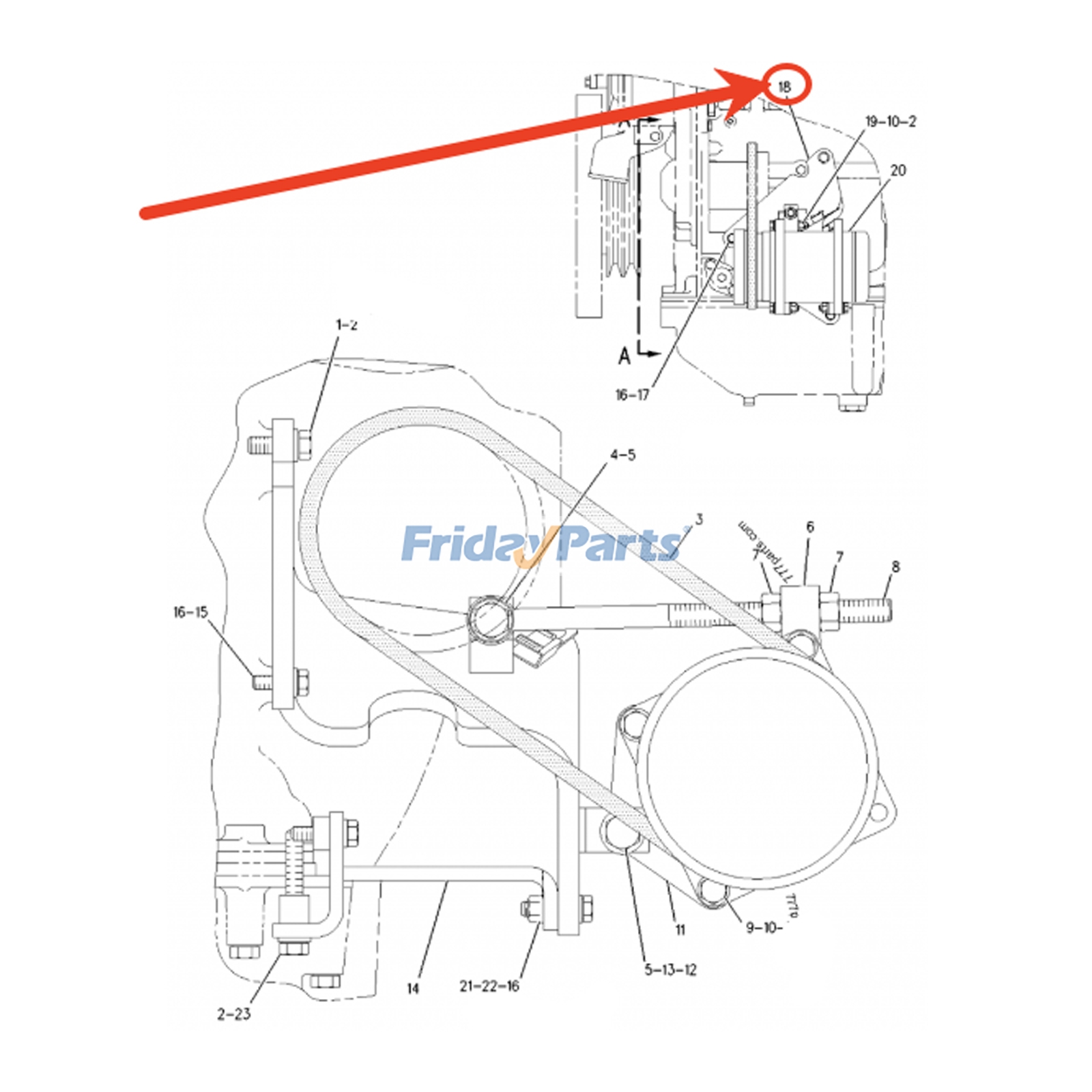 Mounting Plate for Engine,Excavator