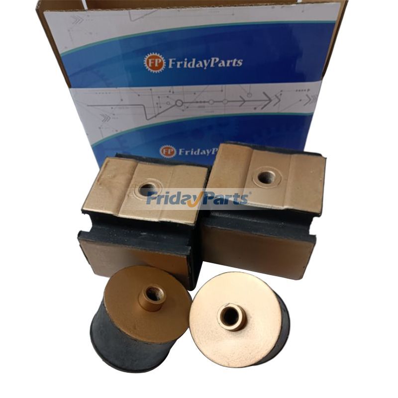 1 jeu de pieds de coussin en caoutchouc de montage pour excavatrice Daewoo Doosan DH220-3