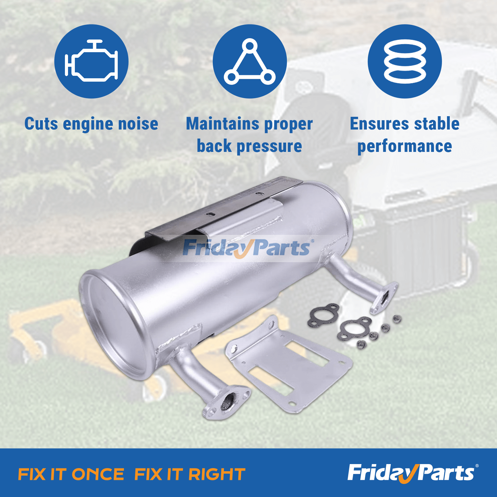 Schalldämpfer-Kitfür Motor