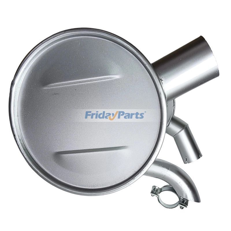 CAT用用マフラー 125-2945 クランプと U ボルト 2 個付き、Caterpillar CAT エンジン 3066 掘削機 320 320L 320B 320BL 320BU 320BN 320N 322BL 320BLU 用