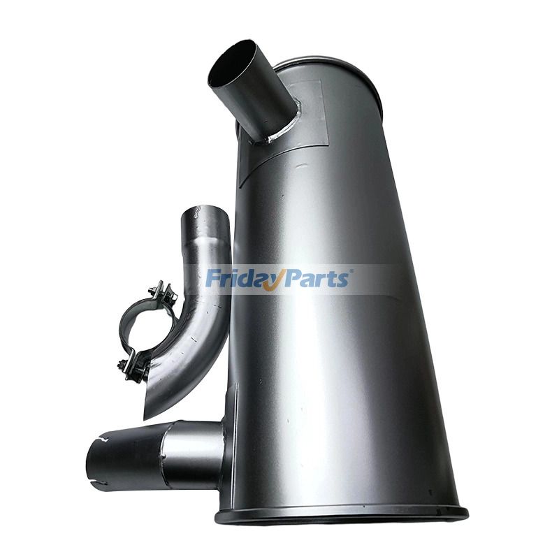 エンジン,エクスカベーター クランプと2個のUボルトピラー付きマフラーCATUU