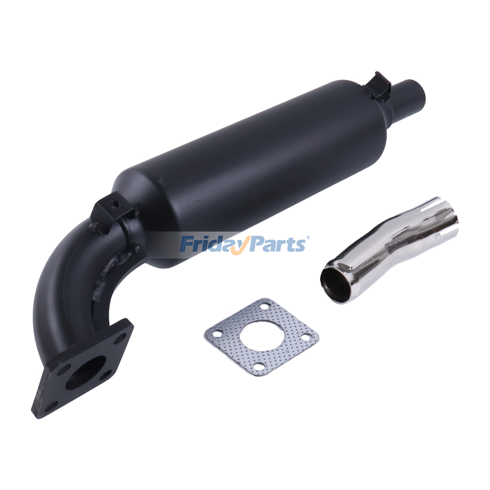 Silenciador 15371-12110 para motor Kubota D722 D1105 V1505 WG750 Tractor B6100E-P B6100HST-D B7100D-P B7200E B8200