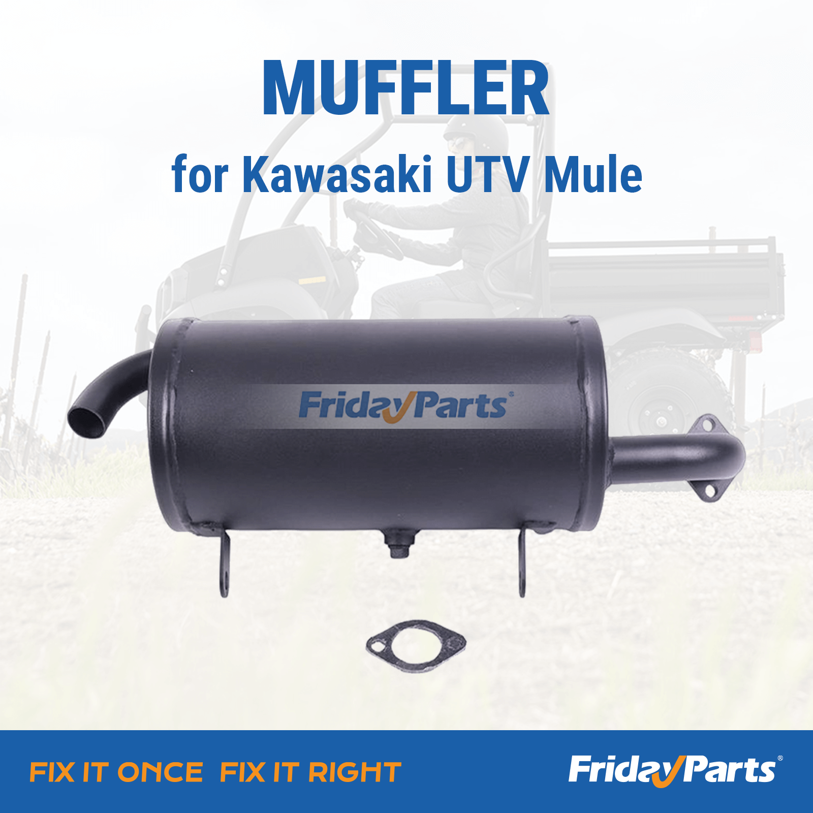 Muffler  for Sport UTV/ATV