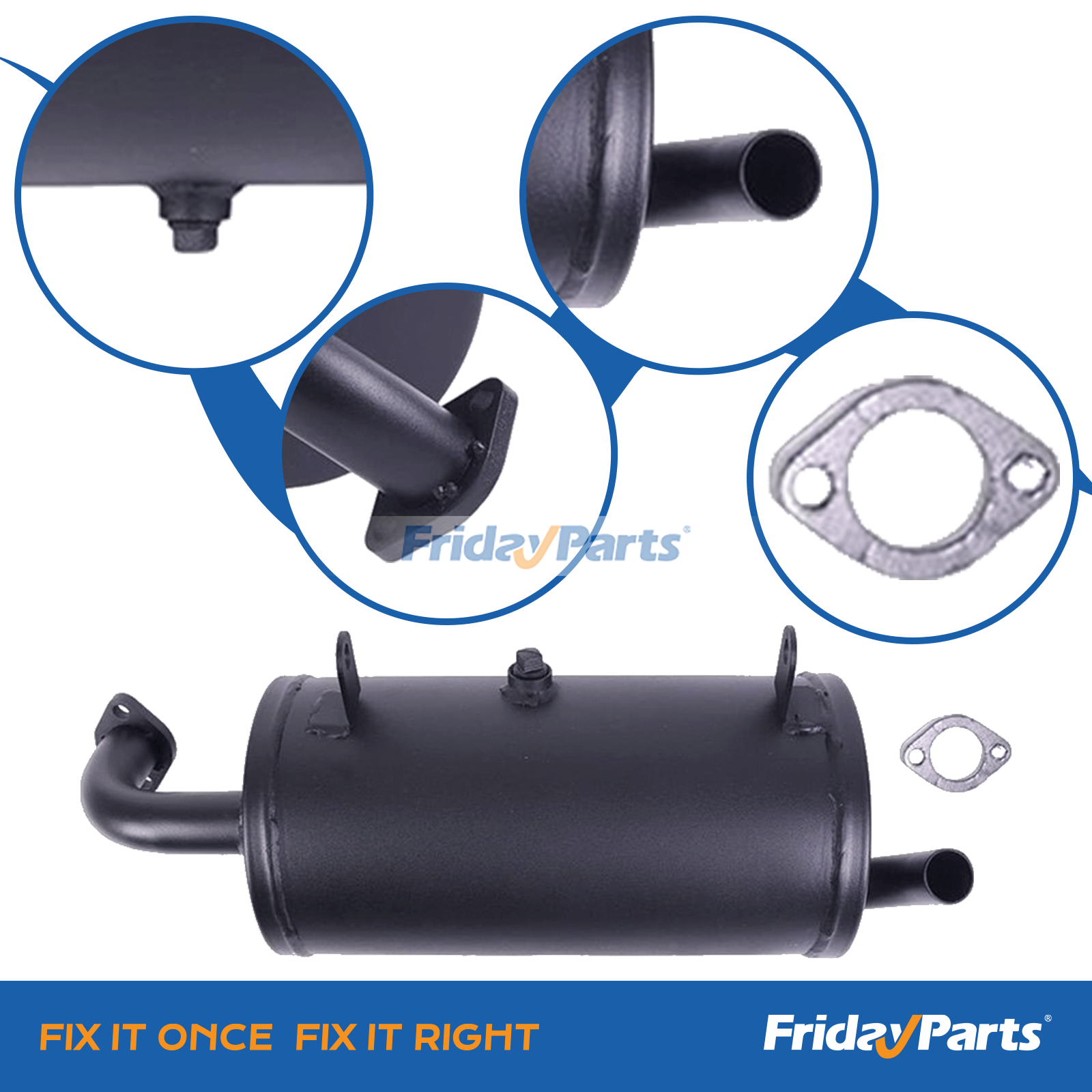 Muffler  in Stock in China,USA,China Stock