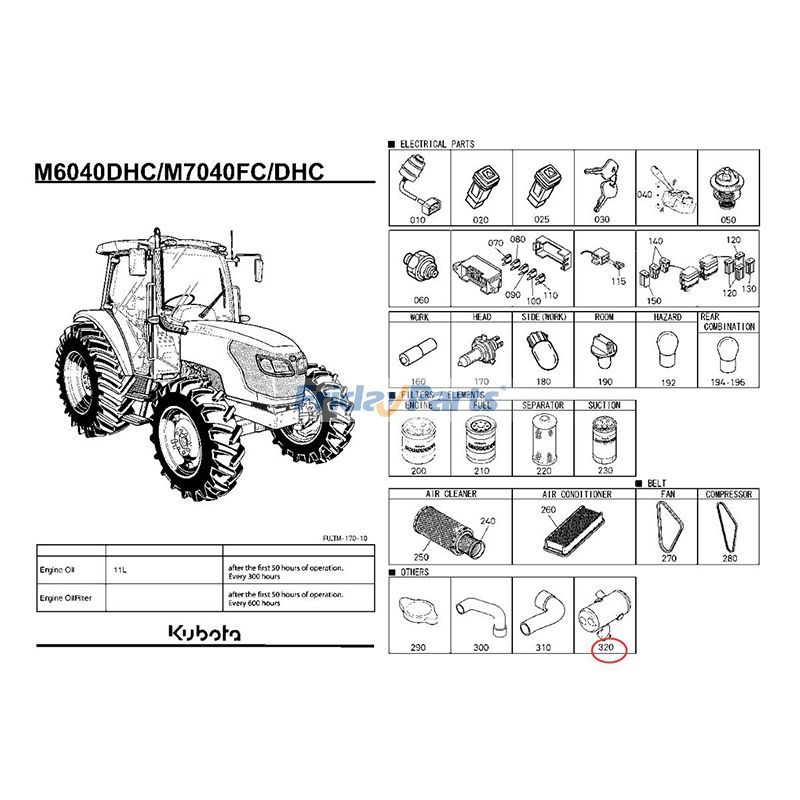 Muffler for Engine