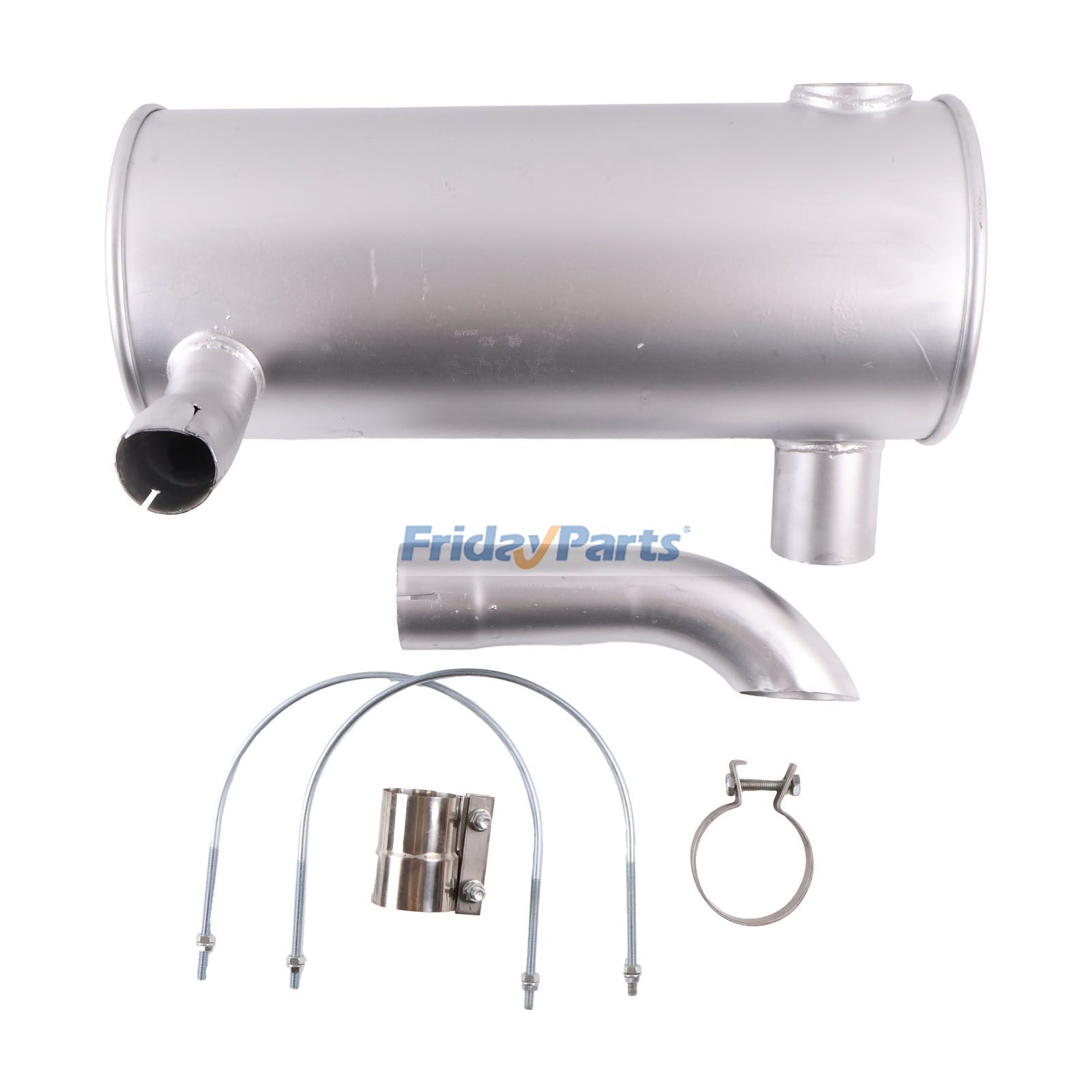 Muffler with Clamp and 2Pcs U-Bolt in Stock in China,China Stock