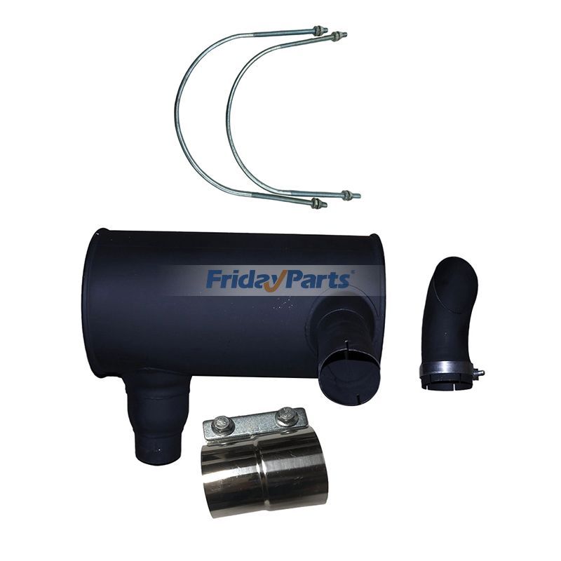 マフラー 6754-11-5310 クランプと 2 個の U ボルト付き コマツ エンジン 6D107E 掘削機 PC200-8 PC220-8 PC240-8 PC200LC-8 PC210-8K PC210LC-8 PC230NHD8