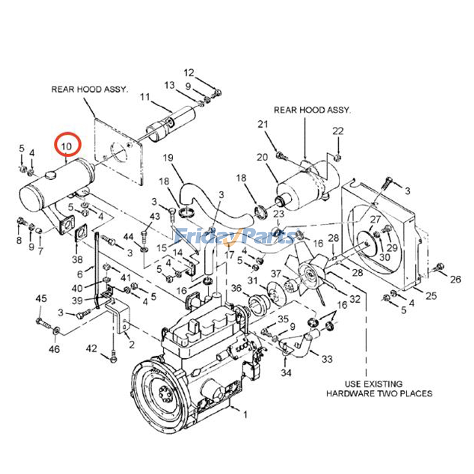  Muffler For New Holland