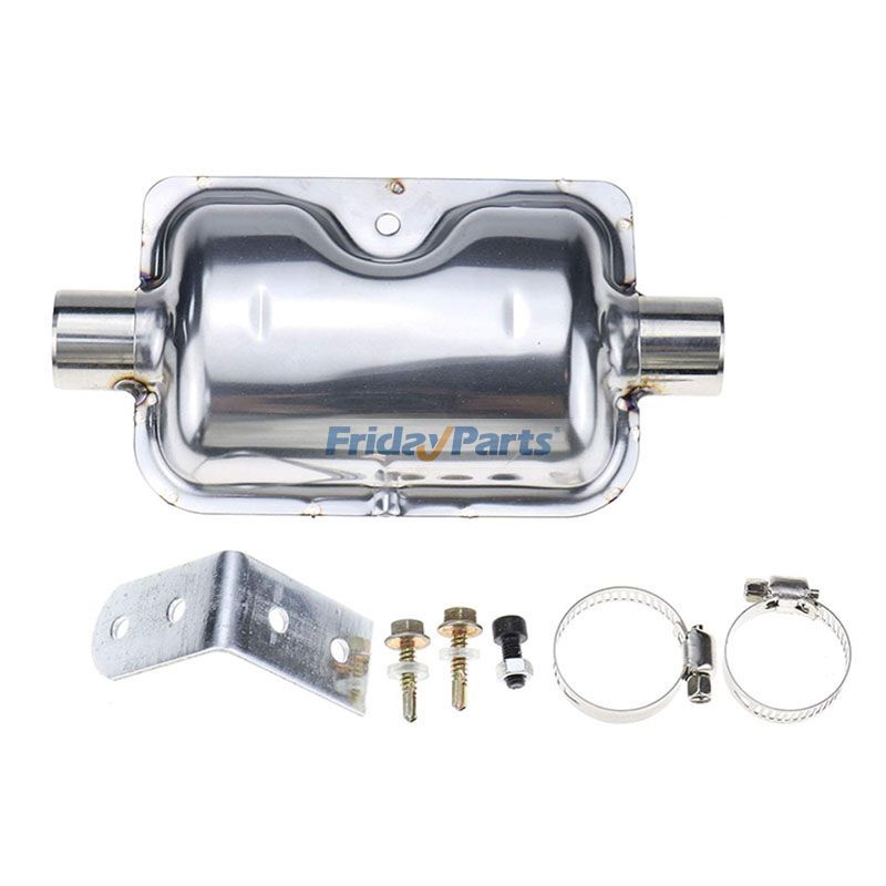 Kit de silenciador de tubo de escape con abrazaderas y soporte 251864810100 para calentador de aire Eberspacher D1LC D3LC D5LC Airtronic D2 D4 Para OTRA MARCA