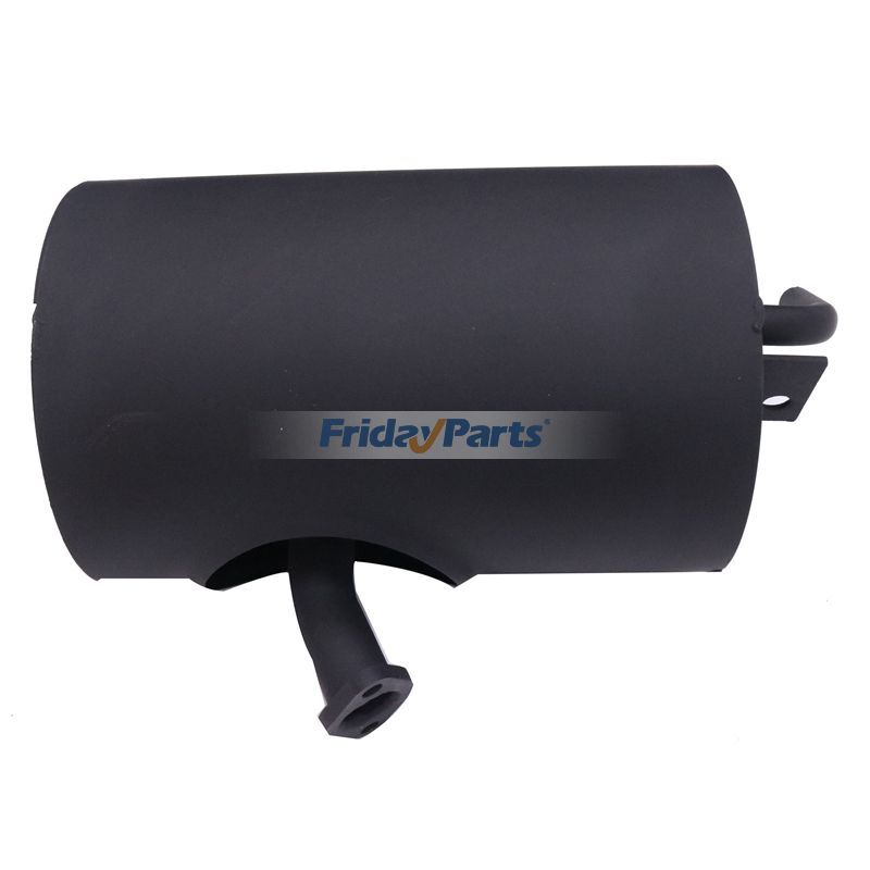 Caltric Exhaust Muffler With Gasket For Yamaha - 4S1-E4710-00, 5FU-E4710-00 Replacement, Black Chambered Muffler