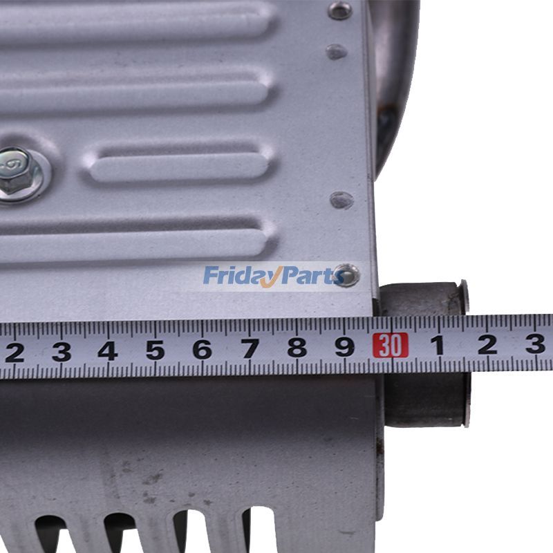 FridayParts Schalldämpfer Auspuffrohr Benzin