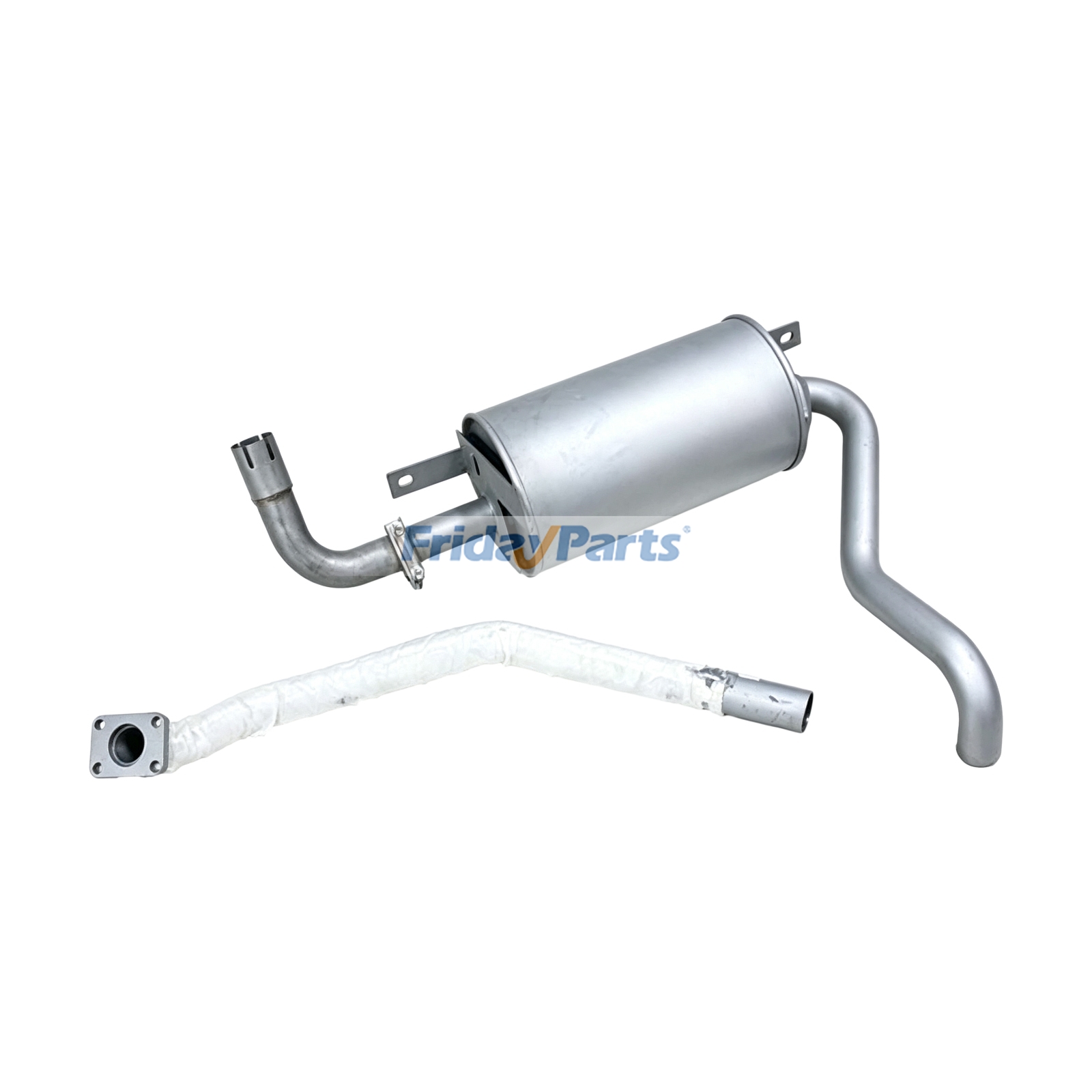Muffler F21C2-30101 F21A2-31011 for Isuzu Engine C240 TEU Forklift FD20 FD25 Premium Quality with 3-Year Warranty