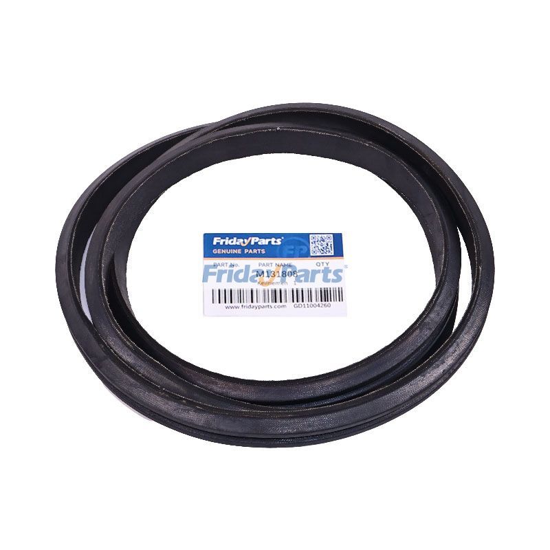 Correa trapezoidal de transmisión de tren motriz de sección 3V M131808 para tractor John Deere 325 335 345 355D