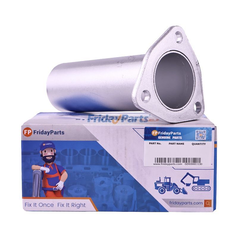 Schalldämpferrohr 1R-7369 für Mitsubishi-Motor S4K-T Caterpillar CAT Bagger E120B E110B